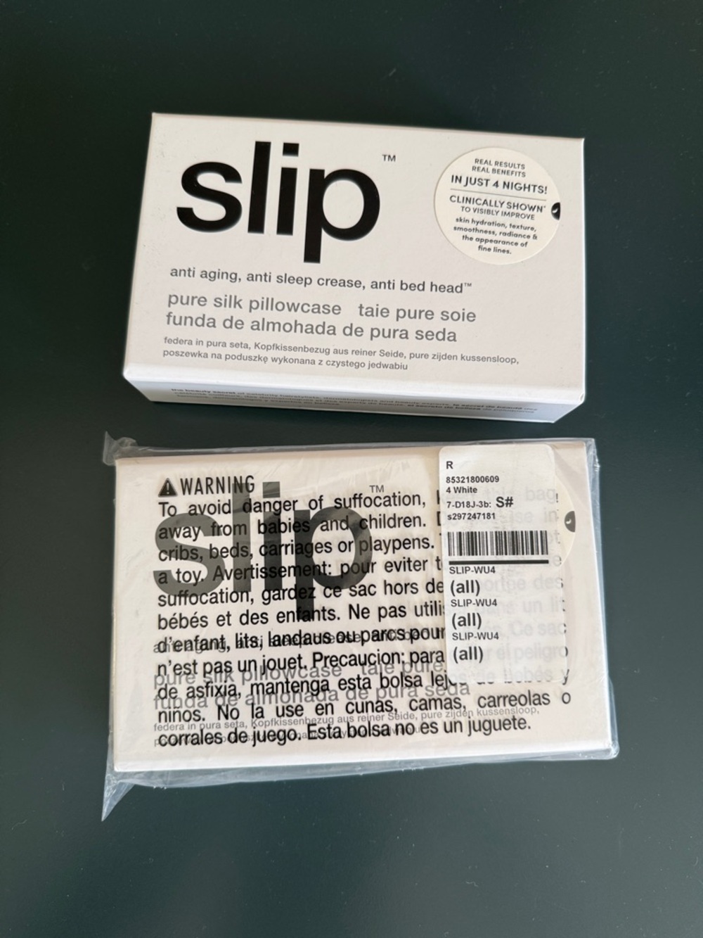 slip White Pure Silk Pillowcase - Luxe Smooth Finish